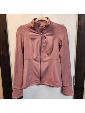 Zella Women's Lightweight Zip-Up Jacket - Blush Pink- XS